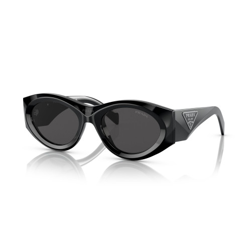 PRADA ACETATO FEMININO PR 16W 1AB-5D1 PRETO T53 OCULOS SOLAR - PRADA -  Óculos de Sol